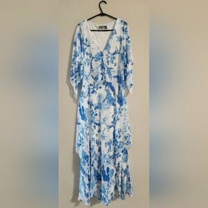 Vicky Tiel NWOT Women’s Floral Print Maxi Kaftan style Tent dress size small
